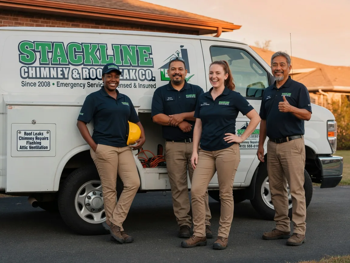 Chimney flashing repair company in Coolidge, TX